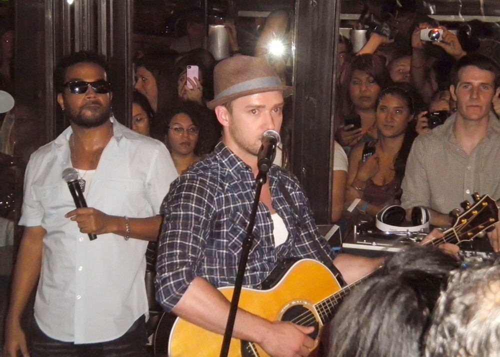Justin Timberlake;<br>Justin Timberlake Performing with His New Band FreeSol