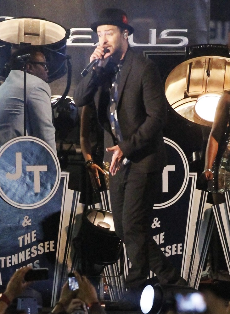 Justin Timberlake;<br>Justin Timerlaes Performs Outside on Hollywood Blvd for The Jimmy Kimmel Show