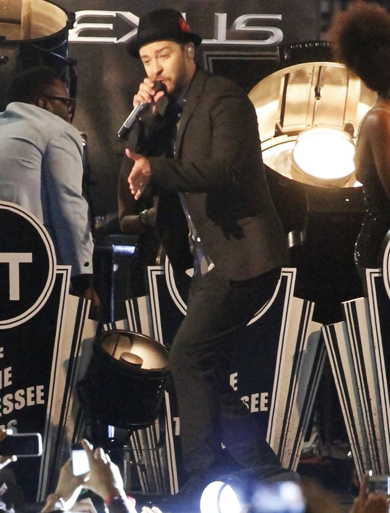 Justin Timberlake;<br>Justin Timerlaes Performs Outside on Hollywood Blvd for The Jimmy Kimmel Show