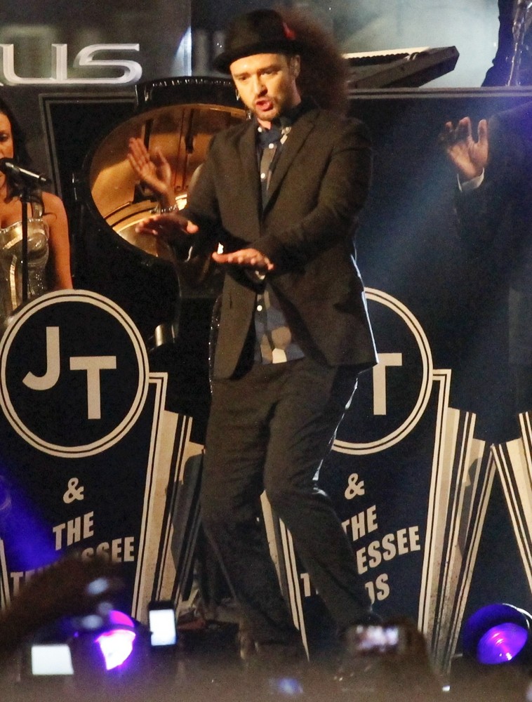 Justin Timberlake;<br>Justin Timerlaes Performs Outside on Hollywood Blvd for The Jimmy Kimmel Show