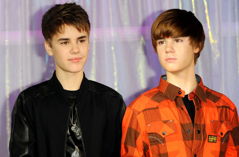 Justin Bieber;<br>Justin Bieber Attends His Waxwork Unveiling