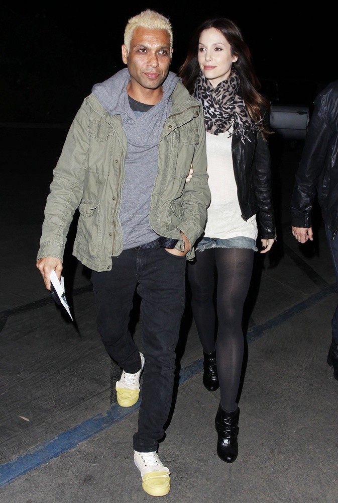 Tony Kanal and Erin Lokitz Arriving at The Hollywood Bowl to Watch Incubus in Concert