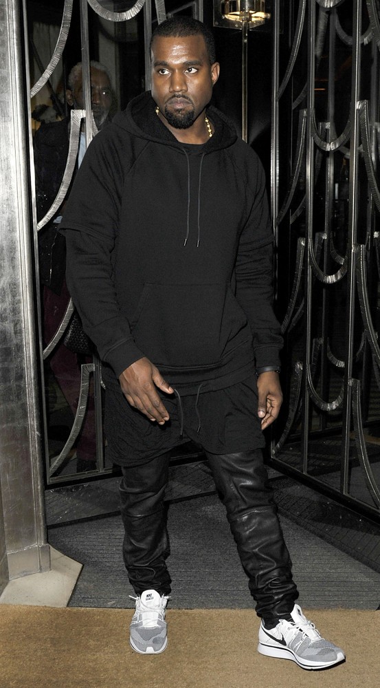 Kanye West;<br>Kanye West Leaves Claridge's Where He Had Been Attending Meetings All Evening