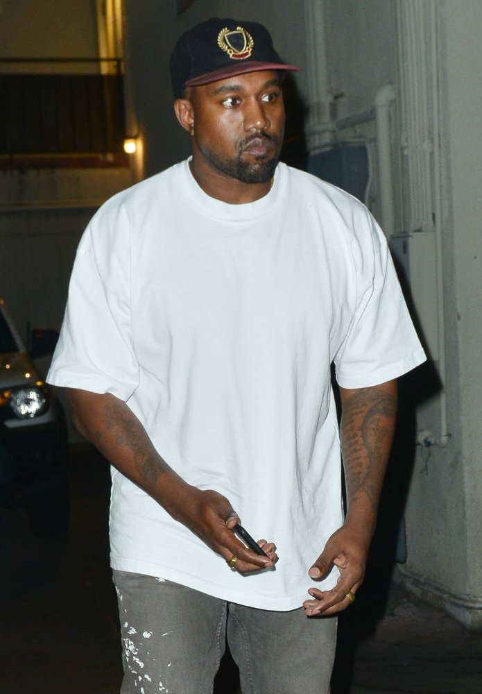 Kanye West Leaving Matsuhisa Sushi Restaurant