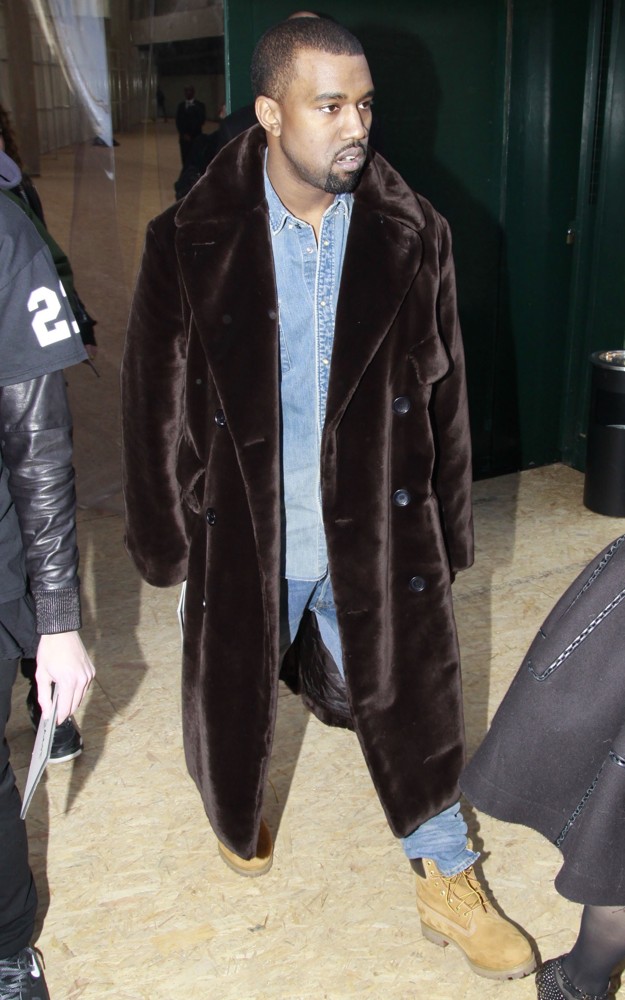 Kanye West;<br>Paris Fashion Week - Autumn-Winter 2013 - Celine - Arrivals