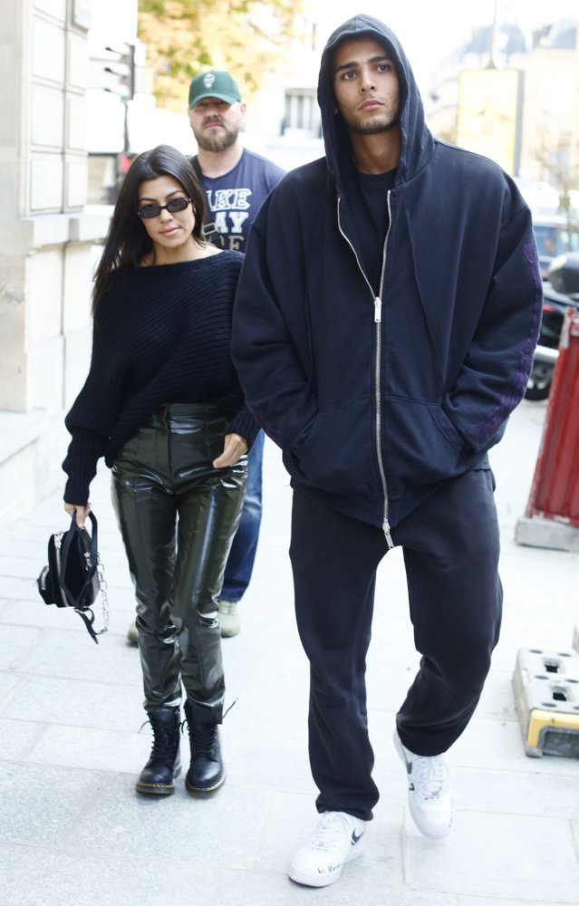 Kourtney Kardashian and Younes Bendjima Leaving The PSG Store