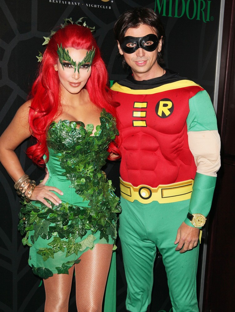 Kim Kardashian;Jonathan Cheban;<br>Kim Kardashian Hosts The Midori Melon Green Halloween Party