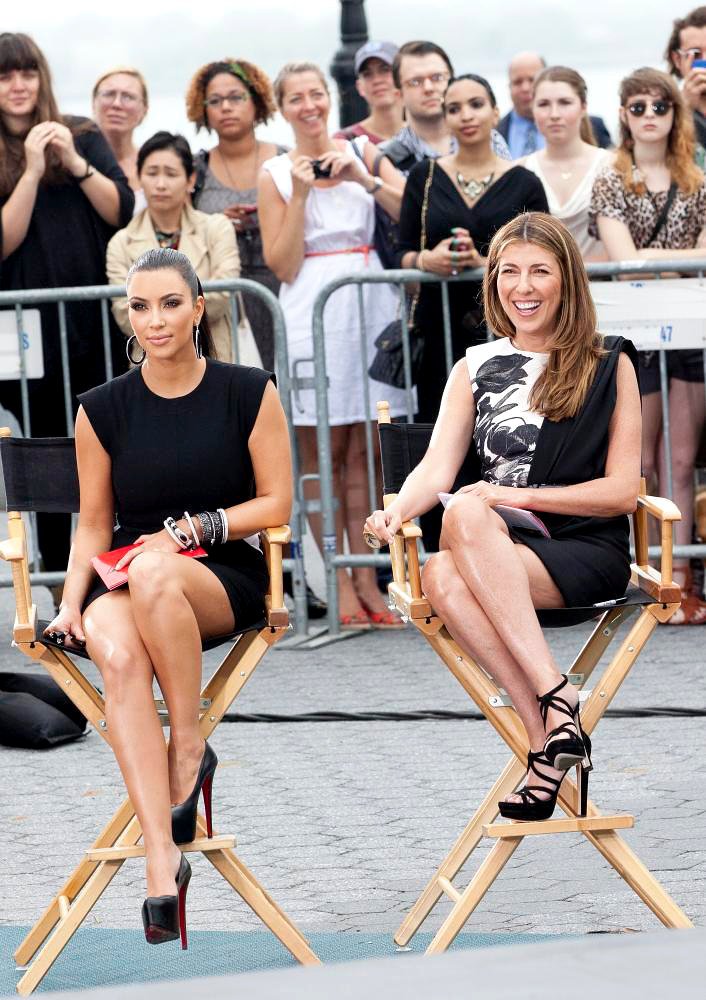 Kim Kardashian;Nina Garcia;<br>Shooting on Location for Project Runway
