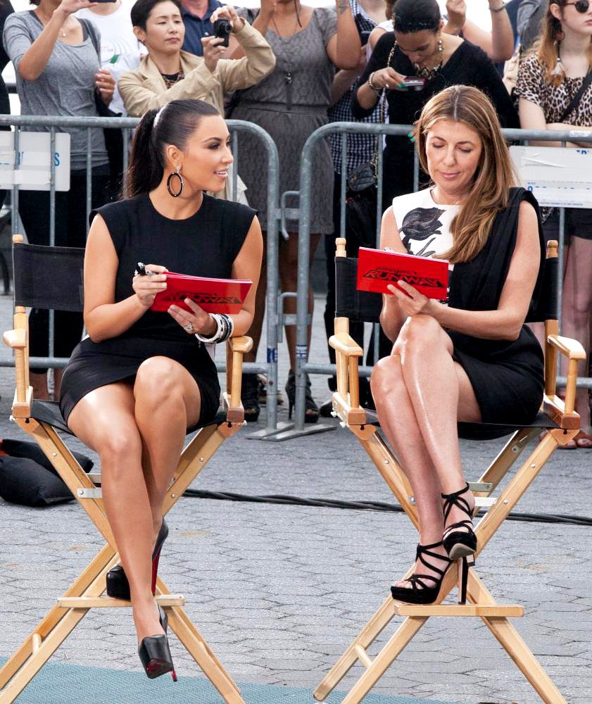 Kim Kardashian;Nina Garcia;<br>Shooting on Location for Project Runway