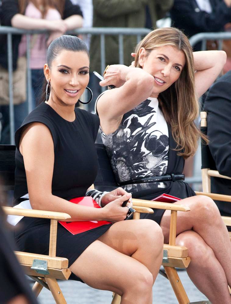 Kim Kardashian;Nina Garcia;<br>Shooting on Location for Project Runway