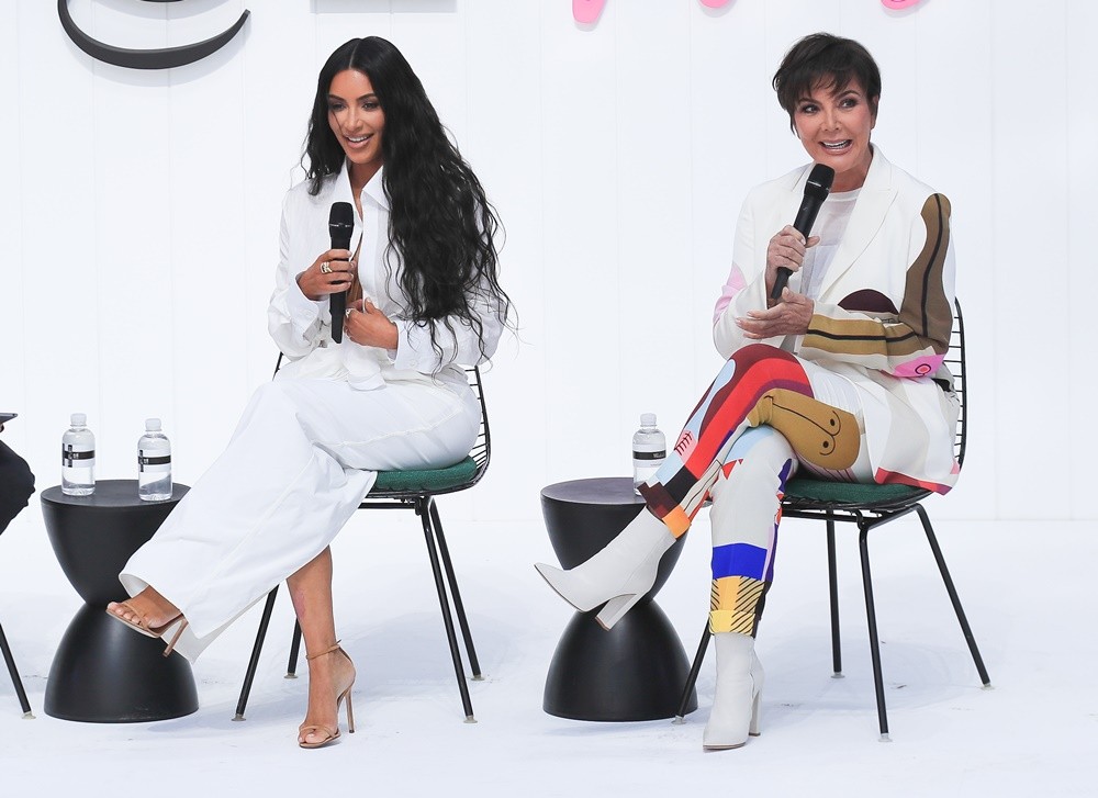 Kim Kardashian and Kris Jenner on Stage at BOF West