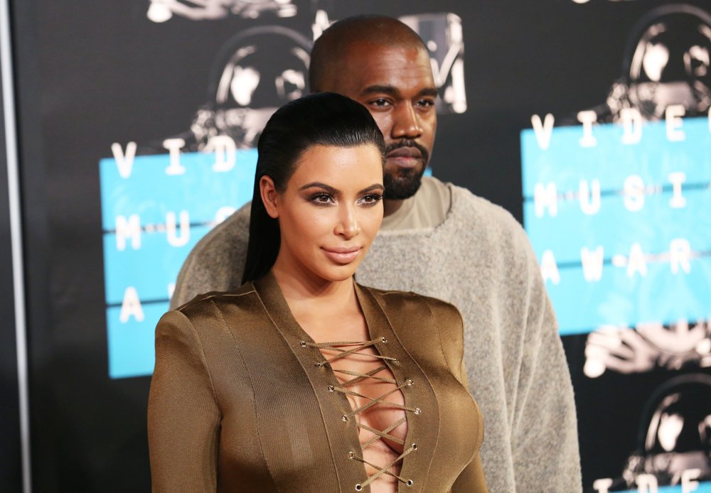 Kim Kardashian;Kanye West;<br>2015 MTV Video Music Awards - Arrivals