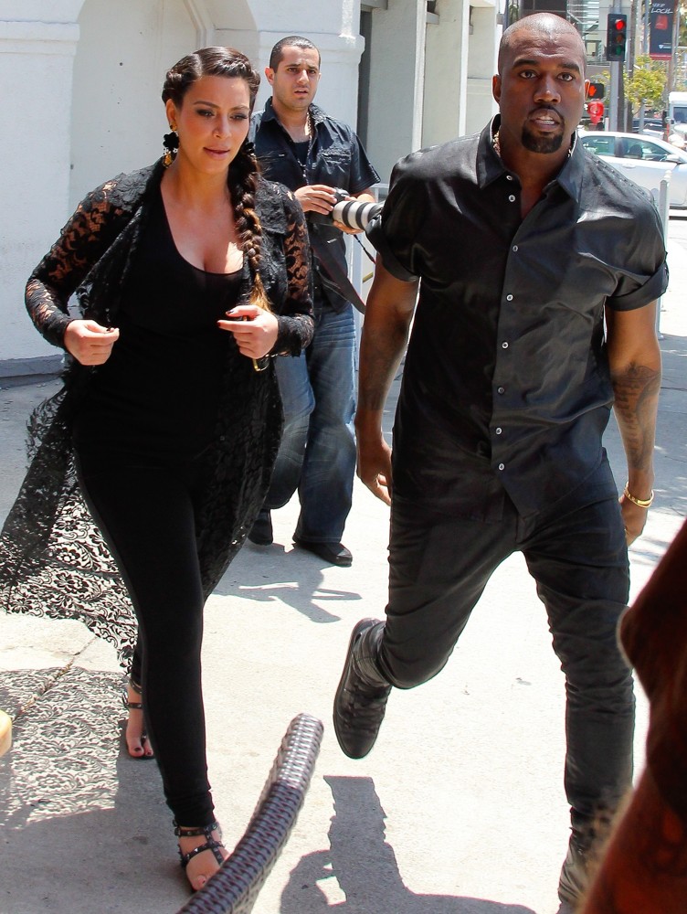 Kim Kardashian;Kanye West;<br>Kim Kardashian and Kanye West Are Seen House Hunting in Beverly Hills