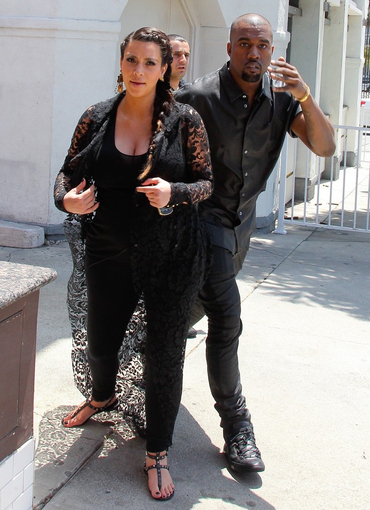 Kim Kardashian;Kanye West;<br>Kim Kardashian and Kanye West Are Seen House Hunting in Beverly Hills