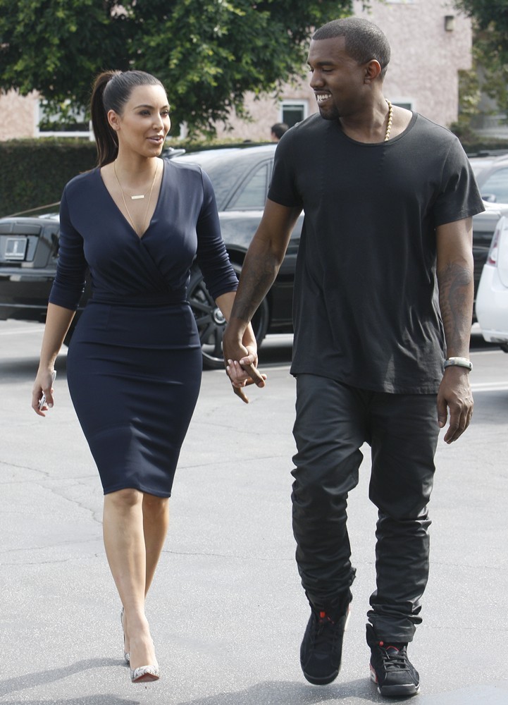 Kim Kardashian;Kanye West;<br>Kim Kardashian and Kanye West Head Out to Lunch