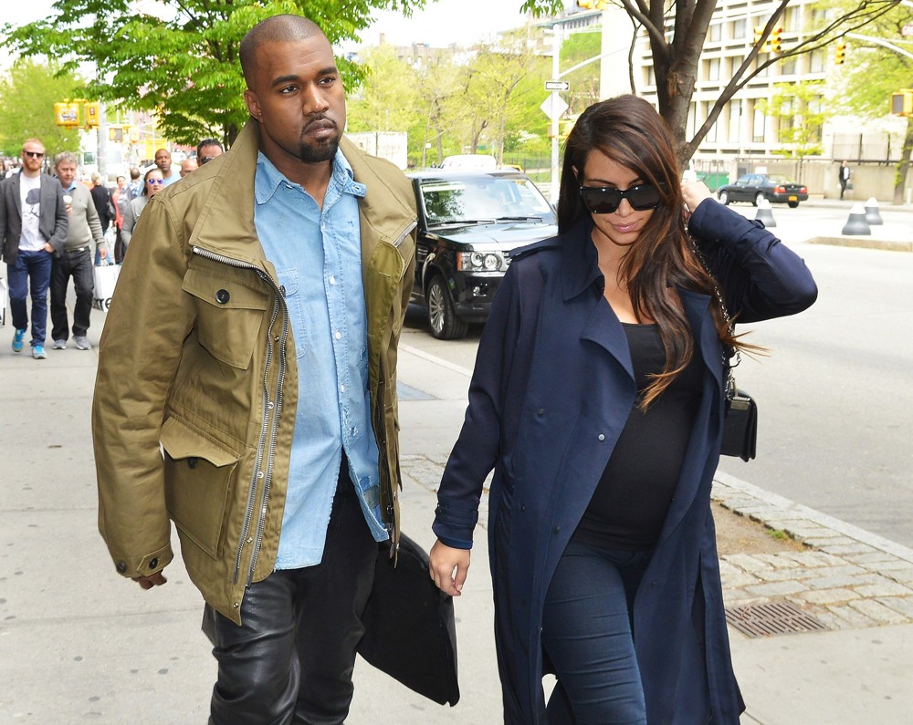 Kanye West;Kim Kardashian;<br>Kim Kardashian and Kanye West Shopping in Soho