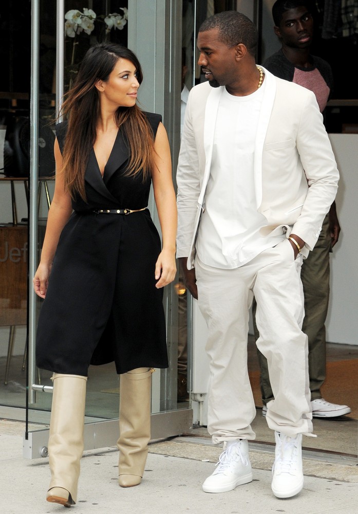 Kim Kardashian;Kanye West;<br>Kim Kardashian and Kanye West Go Shopping Together in Soho