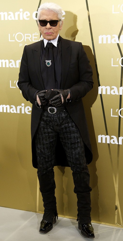 Karl Lagerfeld;<br>The Marie Claire Prix de la Moda Awards 2012