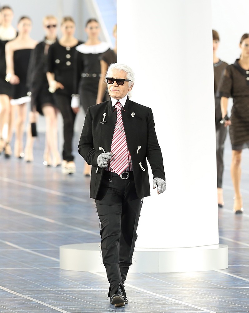 Karl Lagerfeld;<br>Paris Fashion Week Spring-Summer 2013 - Chanel - Front Row