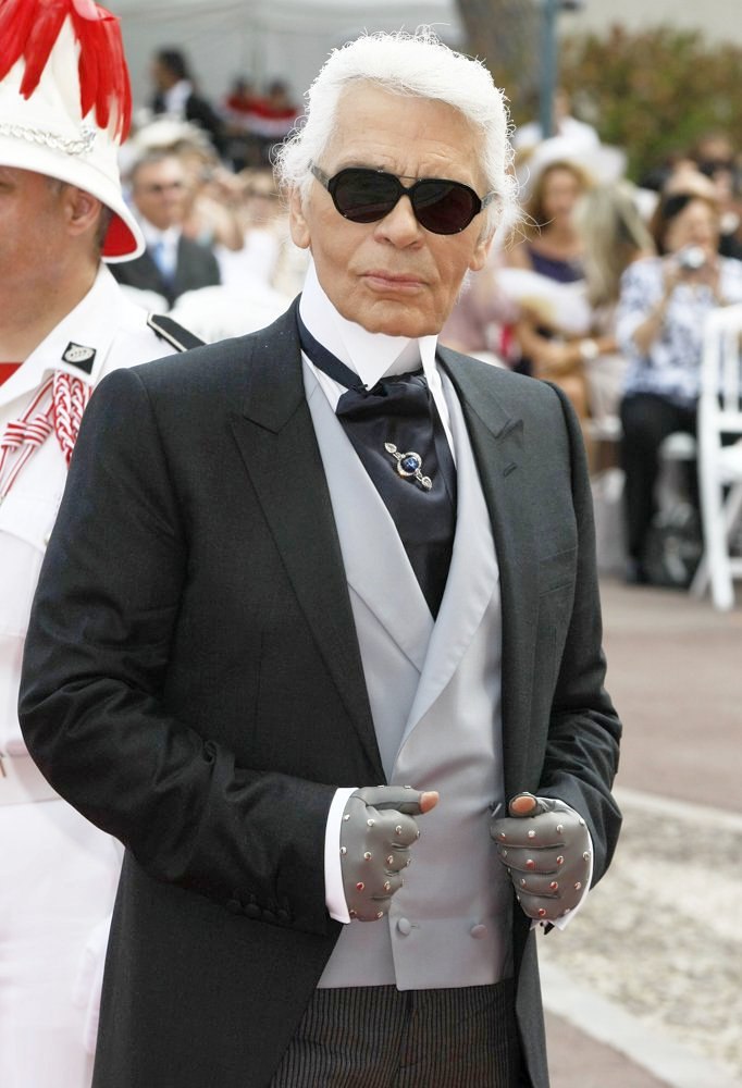 Karl Lagerfeld;<br>Religious Ceremony of The Royal Wedding of Prince Albert II of Monaco to Charlene Wittstock