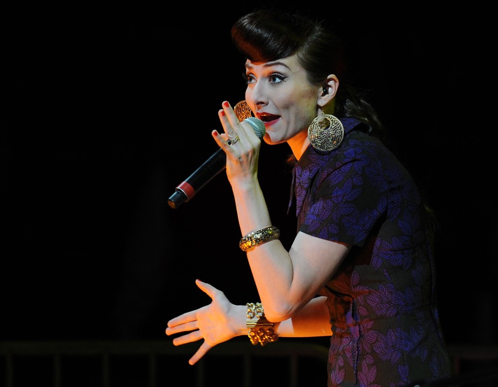 Amy Heidemann;Karmin;<br>The Y100 Jingle Ball 2011