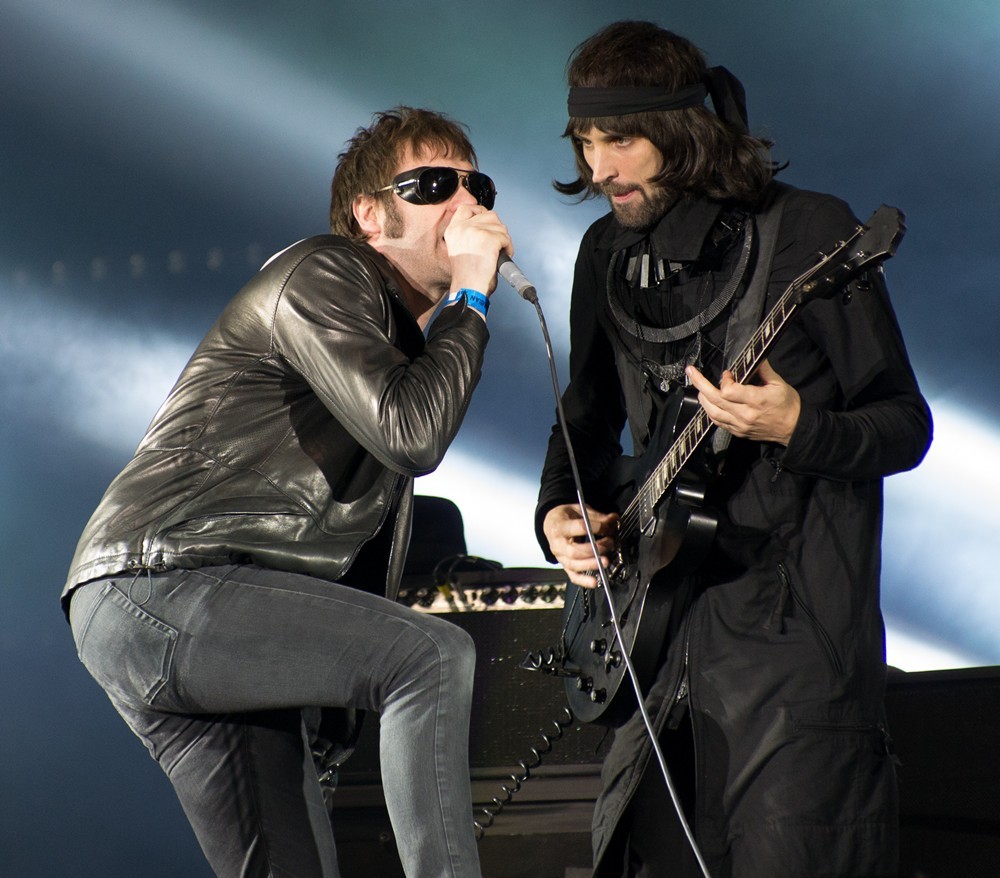 Tom Meighan;Sergio Pizzorno;Kasabian;<br>Leeds Festival 2012 - Day Three
