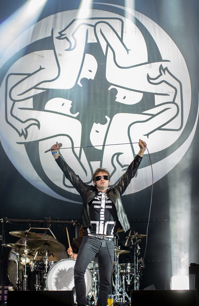 Tom Meighan;Kasabian;<br>Leeds Festival 2012 - Day Three