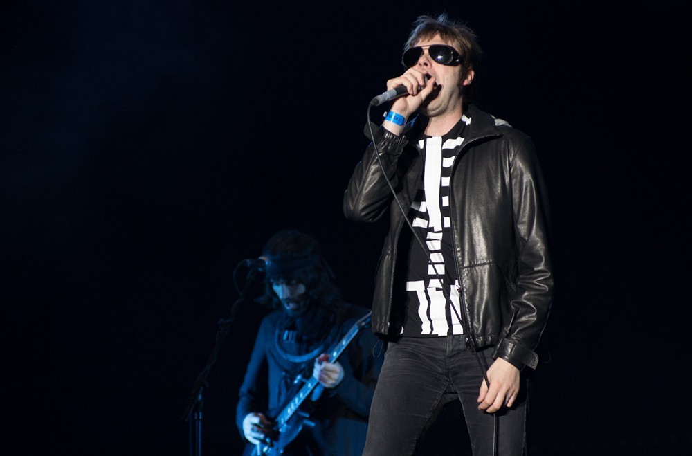 Sergio Pizzorno;Tom Meighan;Kasabian;<br>Leeds Festival 2012 - Day Three
