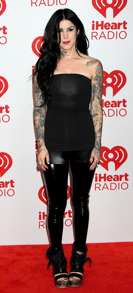 Kat Von D;<br>2012 iHeartRadio Music Festival - Day 2 - Arrivals