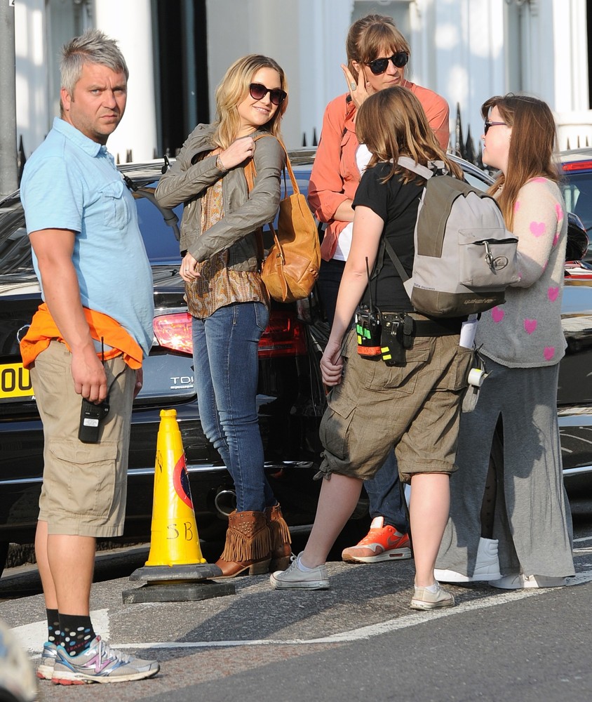 Kate Hudson;<br>Filming Movie Good People on Location