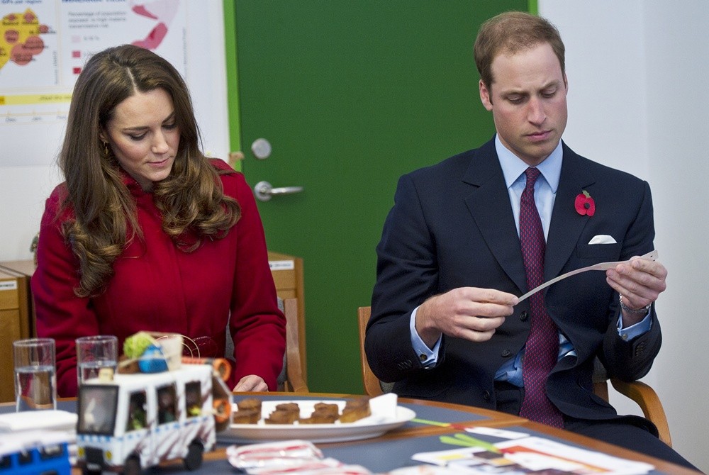 Kate Middleton;Prince William;<br>Kate Middleton and Prince William at The UNICEF Emergency Supply Centre
