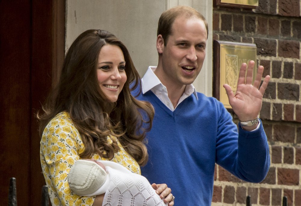 Kate Middleton;Princess of Cambridge;Prince William;<br>Kate Middleton and Prince William Leave St. Mary's Hospital with Their Baby Daughter