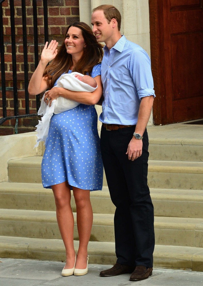 Kate Middleton;Prince William;<br>Prince William and Kate Middleton Left Hospital with Their New Bundle of Joy