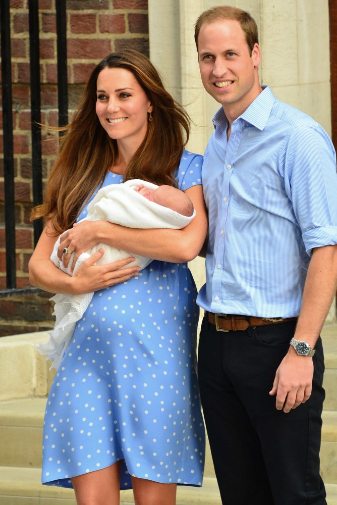 Kate Middleton;Prince William;<br>Prince William and Kate Middleton Left Hospital with Their New Bundle of Joy