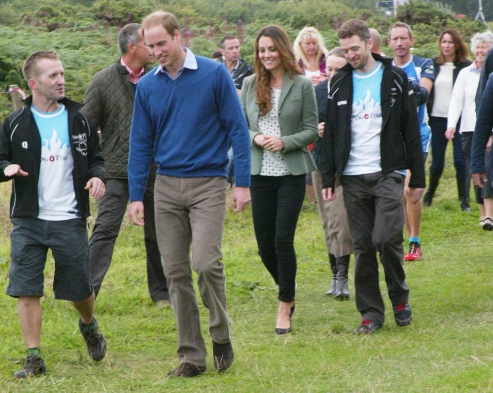 Prince William;Kate Middleton;<br>The Ring O'Fire Anglesey Coastal Ultra Marathon