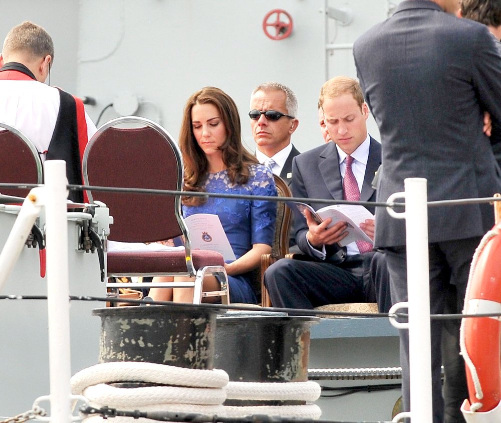 Kate Middleton;Prince William;<br>A Morning Pray Service During Royal Tour 2011