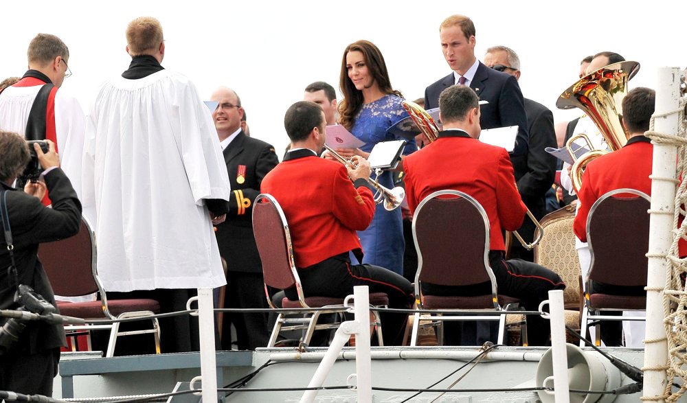 Kate Middleton;Prince William;<br>A Morning Pray Service During Royal Tour 2011