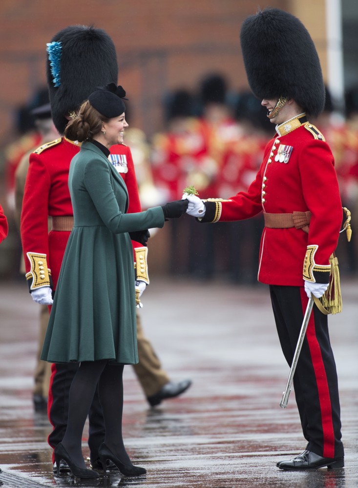 Kate Middleton;<br>St. Patrick's Day Military Parade