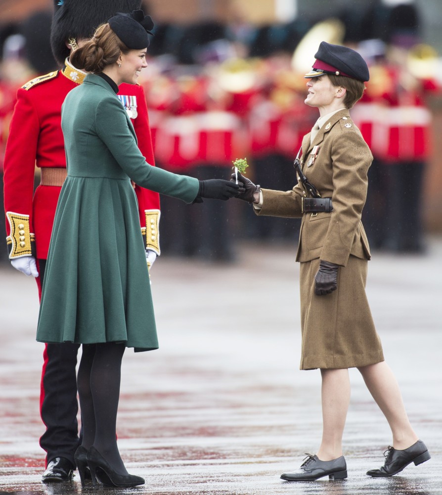 Kate Middleton;<br>St. Patrick's Day Military Parade