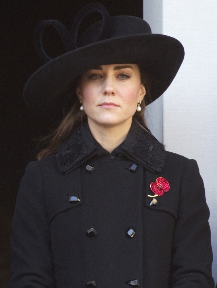 Kate Middleton;<br>Sunday Commemorating Sacrifices of The Armed Forces