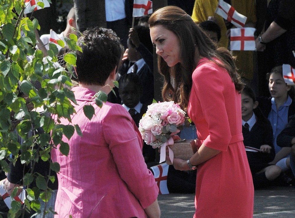 Kate Middleton;<br>Kate Middleton Visits Blessed Sacrament R C Primary School