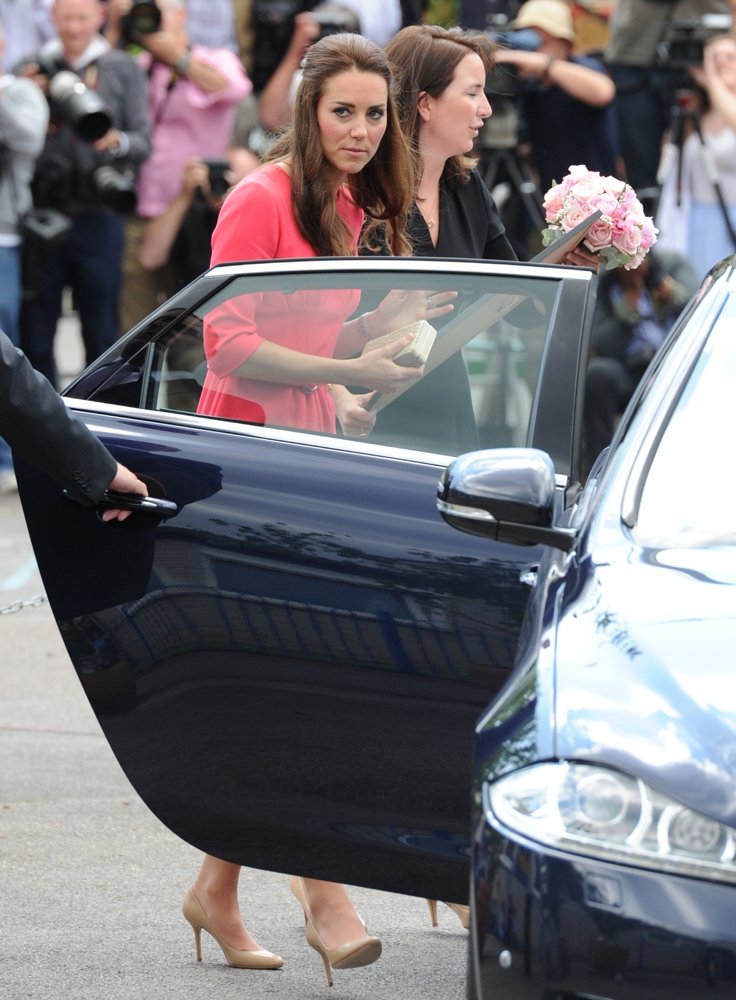 Kate Middleton;<br>Kate Middleton Visits Blessed Sacrament R C Primary School