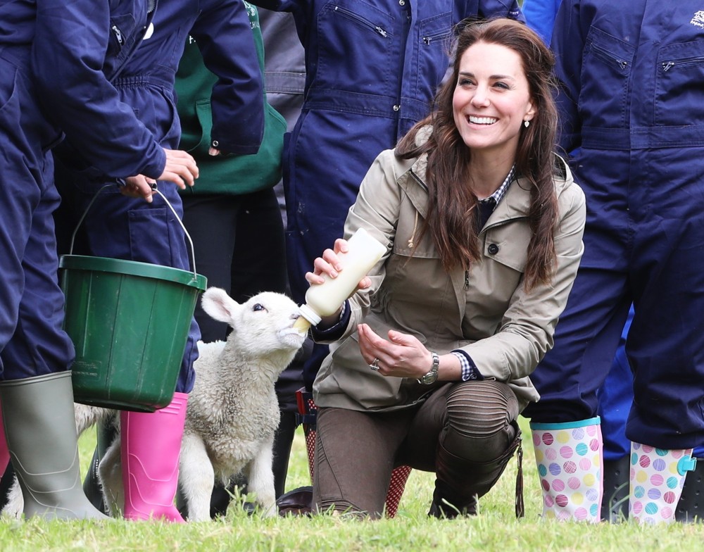 The Duchess of Cambridge Visits Farms for City Children