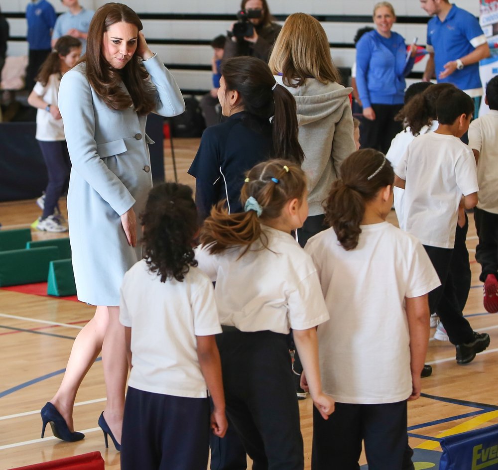 Kate Middleton;<br>The Duchess of Cambridge Visits The Kensington Aldridge Academy