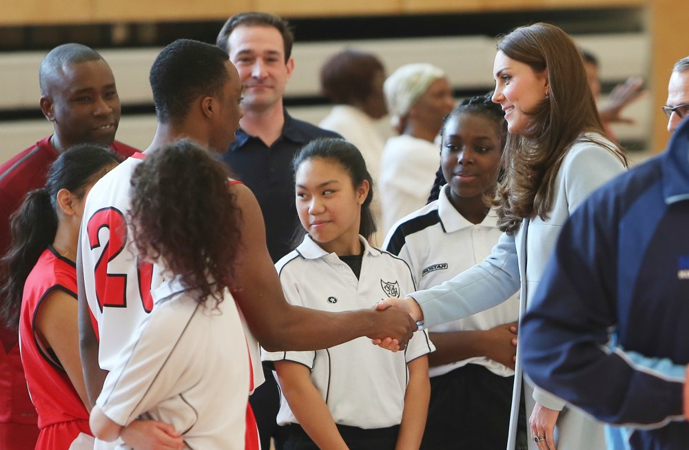 Kate Middleton;<br>The Duchess of Cambridge Visits The Kensington Aldridge Academy