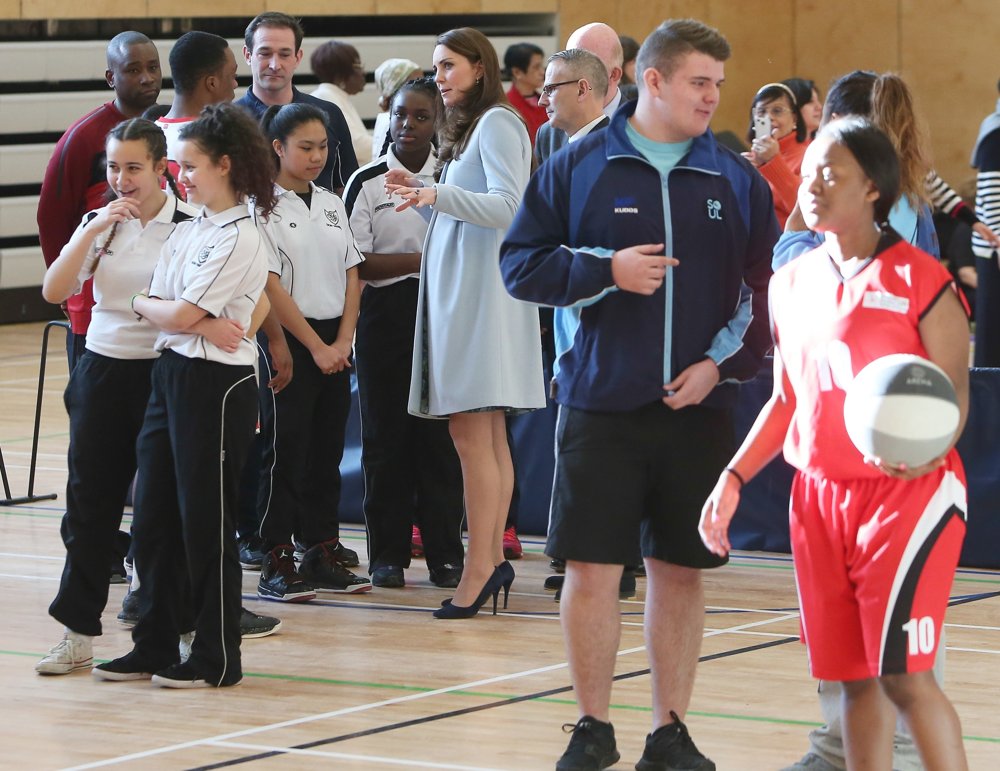Kate Middleton;<br>The Duchess of Cambridge Visits The Kensington Aldridge Academy