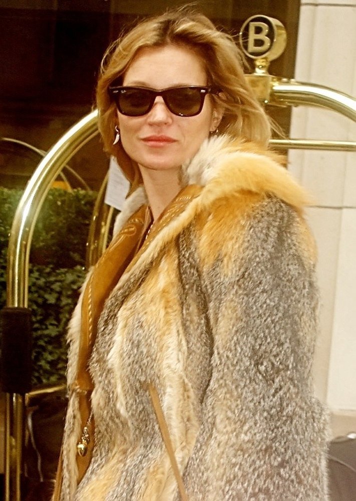 Kate Moss;<br>Kate Moss Leaves Hotel Le Bristol Paris