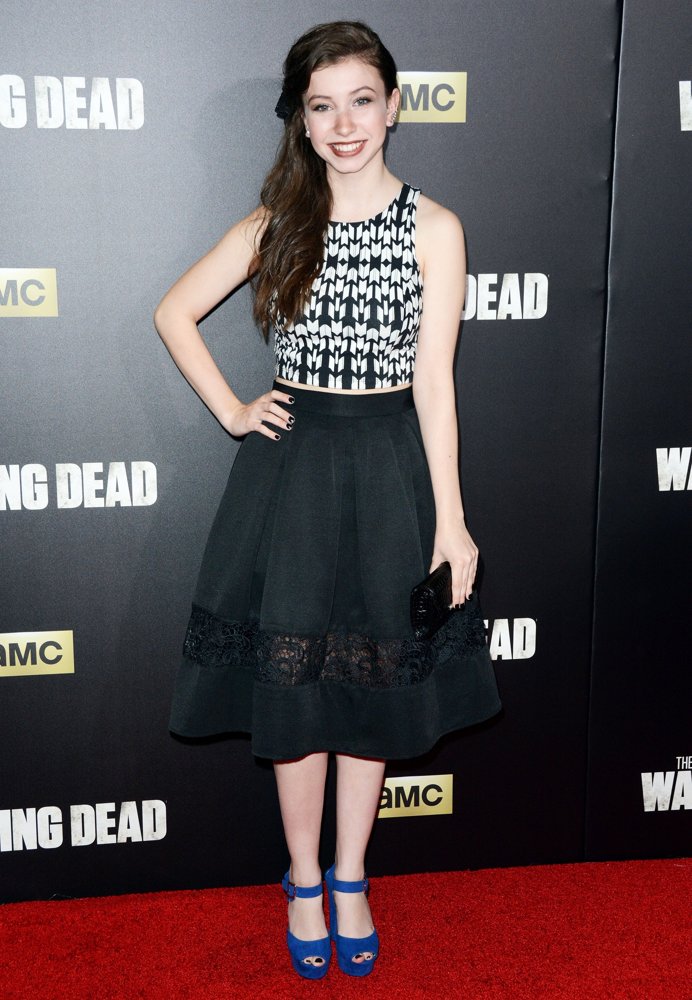 Katelyn Nacon;<br>The Walking Dead Season 6 Premiere - Red Carpet Arrivals