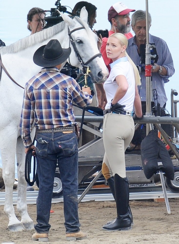 Katherine Heigl;<br>Filming Scenes at A Horse Ranch for Movie Unforgettable