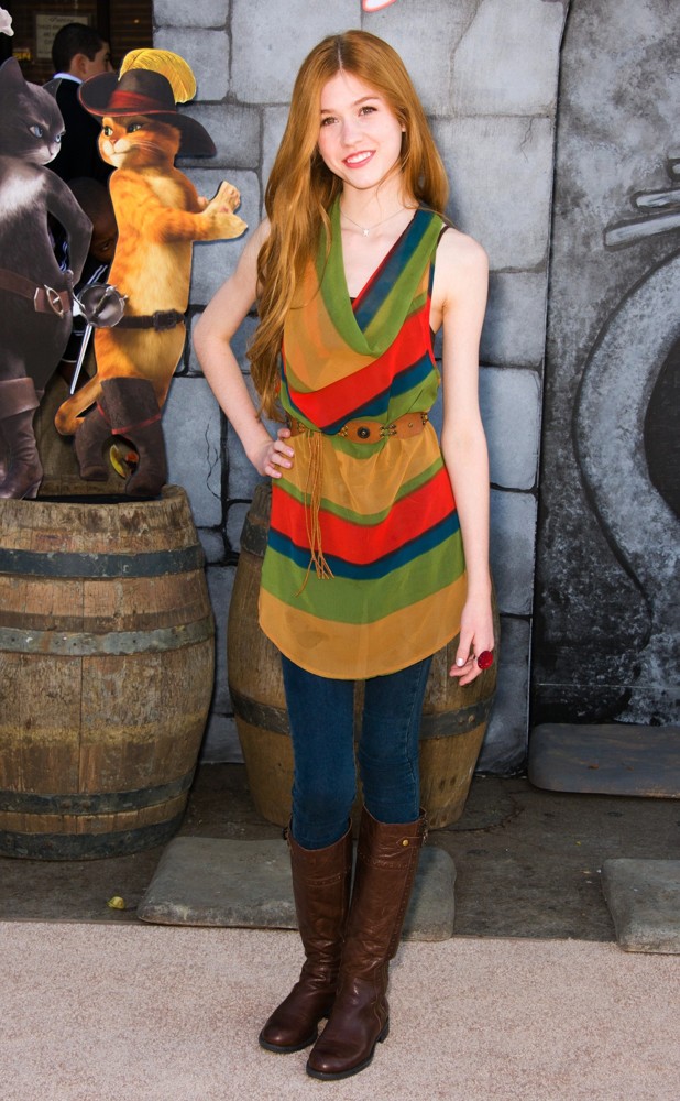 Katherine McNamara;<br>The Los Angeles Premiere of Puss in Boots
